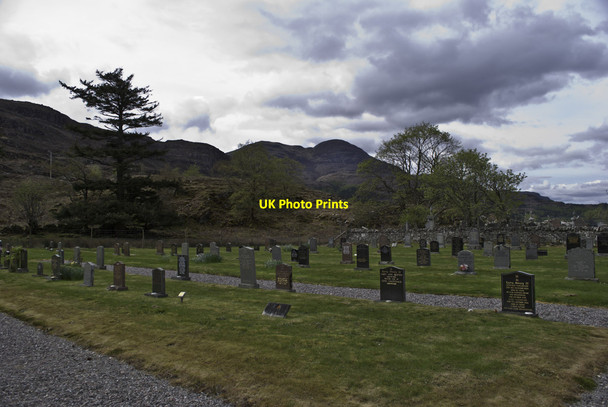 Photo 6"x4" Annat cemetery Annat\/NG8954 c2012