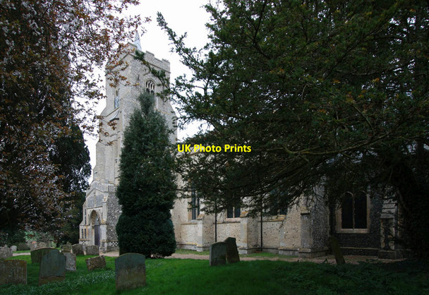Photo 6"x4" St Peter & St Paul, Bardwell Bardwell c2012