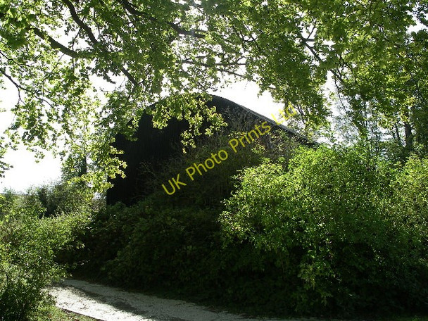 Photo 6"x4" Field Barn near Sparsholt Field. Westcot c2004