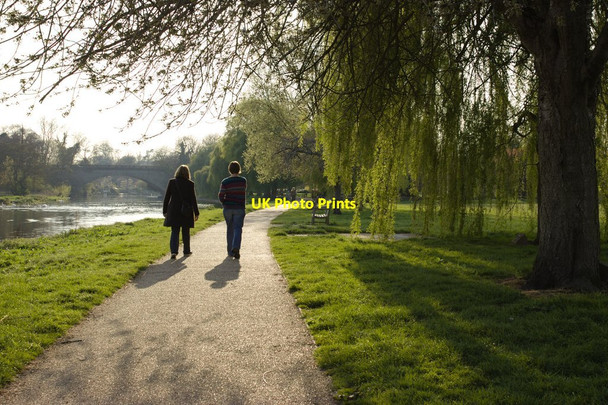 Photo 6"x4" Riverside Walk, St Nicholas Park Warwick c2012