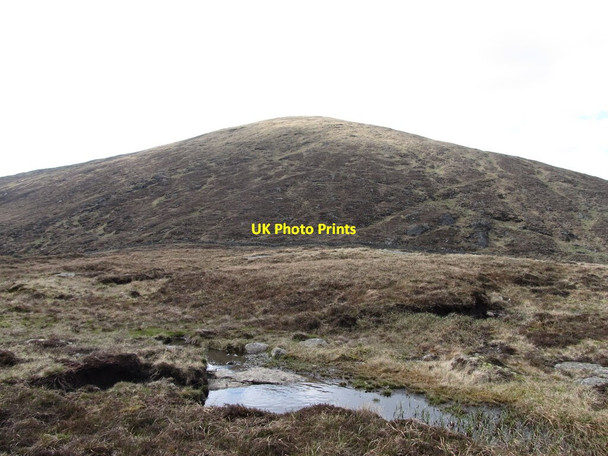 Photo 6"x4" View south along the summit ridge of Slievenabrock Newcastle\/J3732 c2012