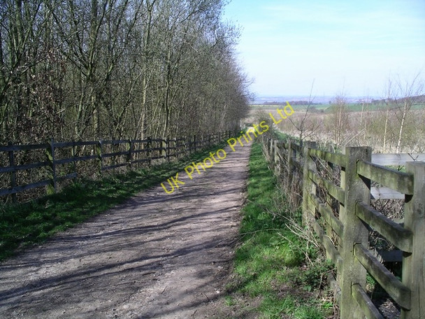 Photo 6"x4" Permissive bridleway Foremark c2007