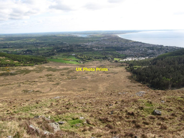 Photo 6"x4" View eastwards from the slopes of Slievenabrock Newcastle\/J3732 c2012