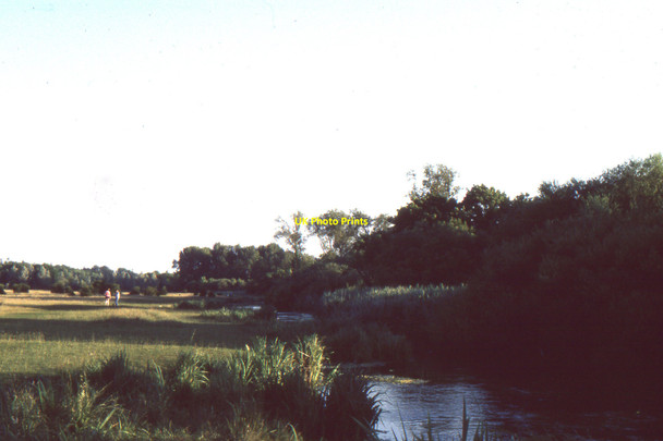 Photo 6"x4" Stockbridge watermeadows Stockbridge\/SU3535 c1999