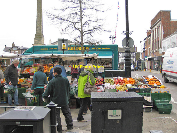Photo 6"x4" Ripon market place Ripon c2012