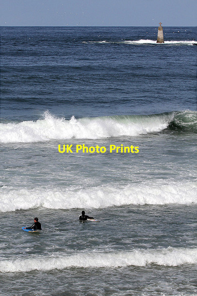 Photo 6"x4" Surfers at Seacliff Blackdykes\/NT5883 c2012