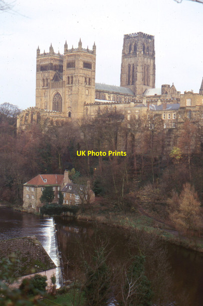 Photo 6"x4" Durham cathedral from the west, over the Wear Durham c1997