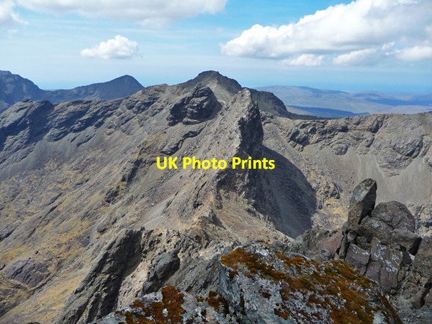 Photo 6"x4" West from Sg\u00c3\u00b9rr nan Gillean Knight's Peak c2012