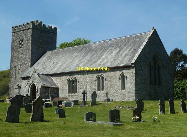 Photo 6"x4" Church of St Afan, Llanafan-fawr Llanafan-fawr c2012