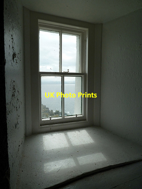 Photo 6"x4" Looking out the window of the South Horn on the Isle of May Maiden Hair c2012