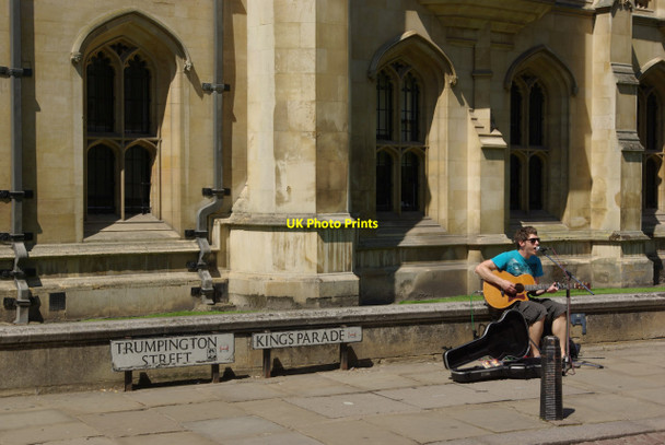 Photo 6"x4" Busking at Cambridge Cambridge\/TL4658 c2012