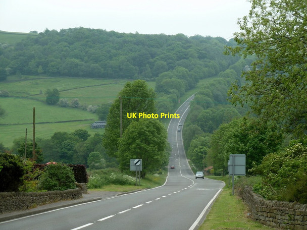 Photo 6"x4" A632 crossing the Amber valley Kelstedge c2012