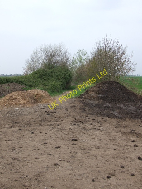 Photo 6"x4" Old railway track, Stow Fen, March March\/TL4196 c2007