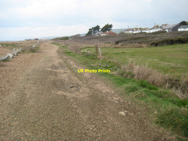 Photo 6"x4" Coast path passing West Bexington West Bexington c2012