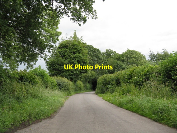 Photo 6"x4" Dusthouse Lane, looking east Finstall c2012