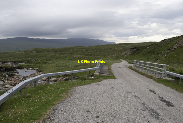 Photo 6"x4" New bridge on bad road Allt na F\u00e8ithe Buidhe\/NC4641 c2012