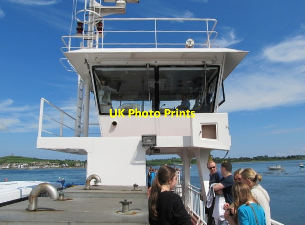 Photo 6"x4" The Wheelhouse of the Strangford Ferry Strangford\/J5849 c2012