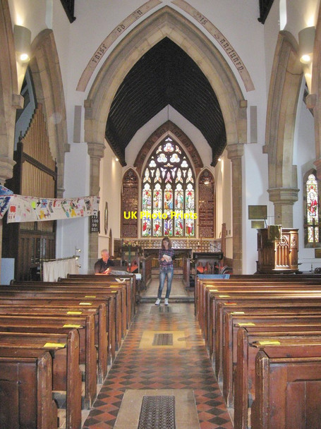 Photo 6"x4" Interior of St Mary's Church. Carlton on Trent.  Nottinghamshire Carlton-on-Trent c2012