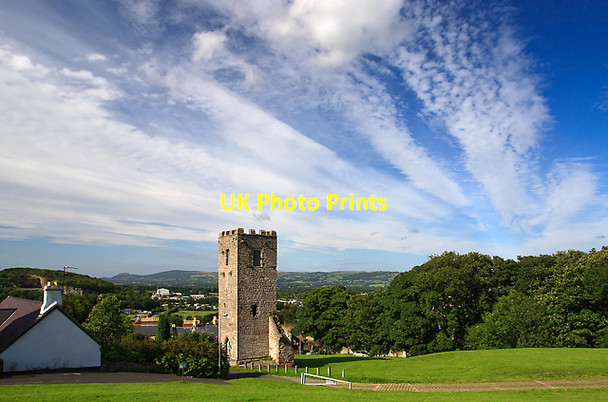 Photo 6"x4" Denbigh Castle - St Hilary's Chapel tower Denbigh\/Dinbych c2012