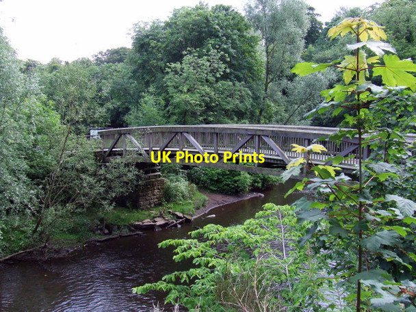 Photo 6"x4" Bridge over the River Kelvin Dowanhill c2012
