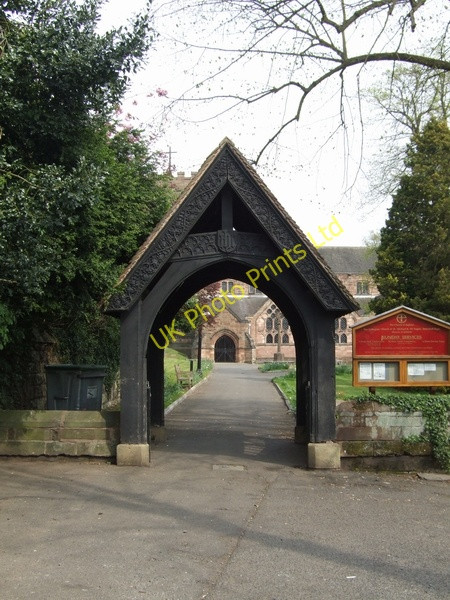 Photo 6"x4" Lych Gate at St Michaels, Tettenhall Wolverhampton c2007