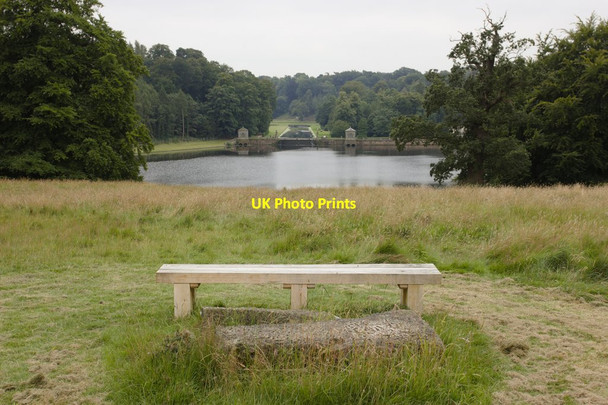 Photo 6"x4" Bench With A View, Studley Park Studley Roger c2012