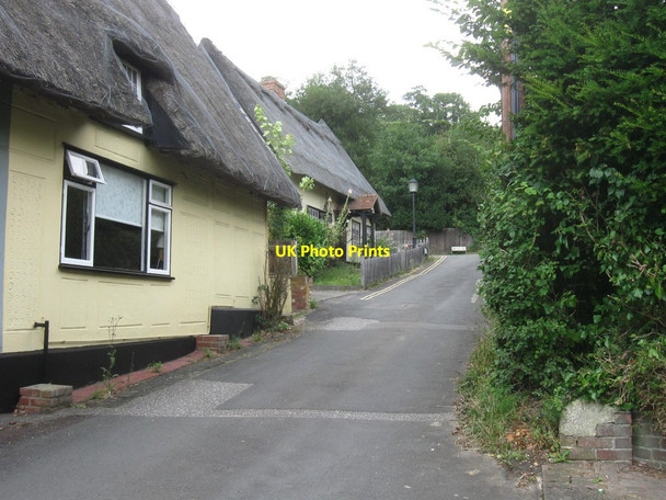 Photo 6"x4" Cottages at the top of Castle Lane, Castle Hedingham, Essex Castle Hedingham c2012