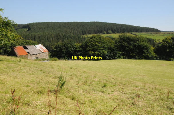 Photo 6"x4" Barn above Blaen-y-cwm Cefn-y-Crib c2012