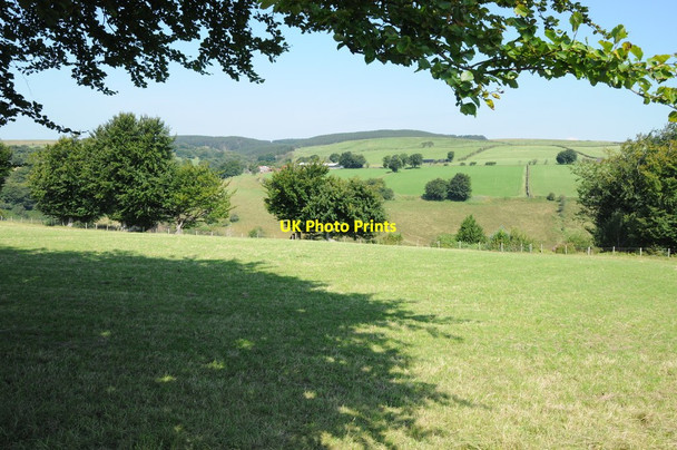 Photo 6"x4" Farmland at Pantygasseg Cefn-y-Crib c2012