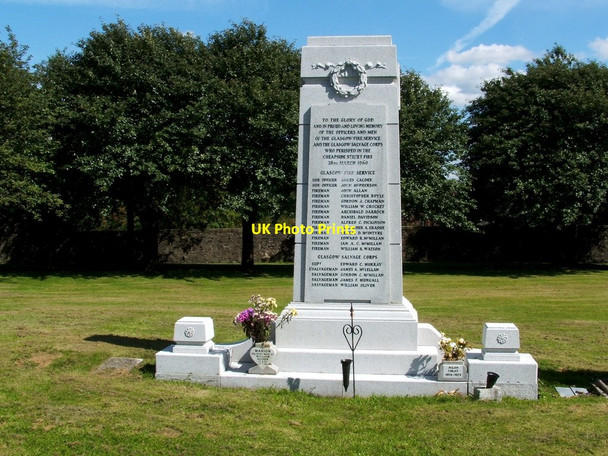 Photo 6"x4" Glasgow Fire Memorial Glasgow c2012