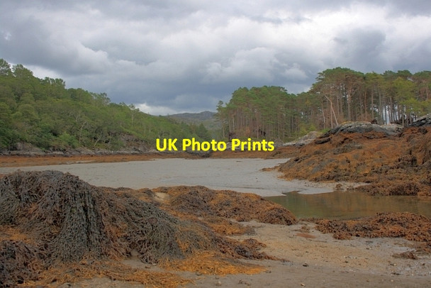 Photo 6"x4" Channel Between Shona Beag and Eilean na Gruagaig Invermoidart c2012