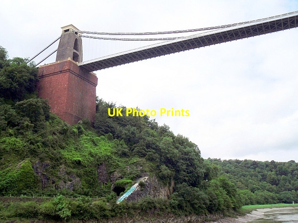 Photo 6"x4" The Leigh Woods side of Clifton Suspension Bridge Clifton\/ST5673 c2012