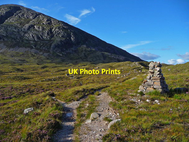 Photo 6"x4" Path junction in Coire L\u00c3\u00a0ir Lair\/NH0148 c2012