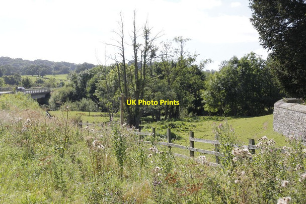 Photo 6"x4" Footpath by the church Crossgates\/Y Groes c2012