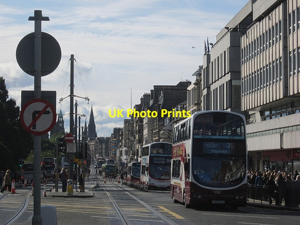 Photo 6"x4" Princes Street Edinburgh c2012