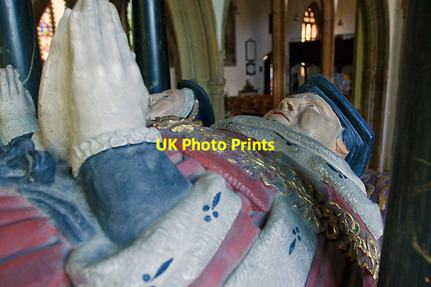 Photo 6"x4" St John the Baptist church, Wellington - monument to Sir John Popham (10) detail Wellington\/ST1420 c2012