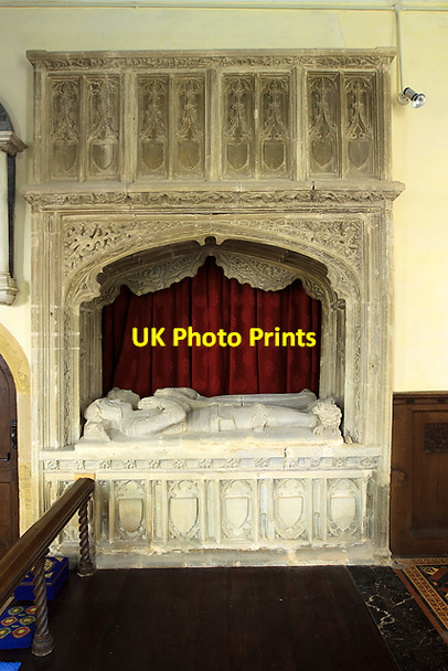 Photo 6"x4" St Margaret's church, Spaxton - monument to a knight and his lady Spaxton c2012