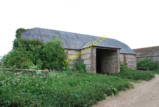 Photo 6"x4" Field Barn Lower Whatcombe c2007
