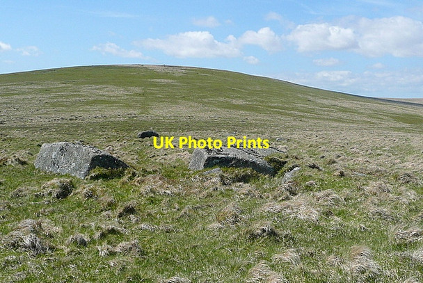 Photo 6"x4" Towards Three Barrows Didworthy c2012