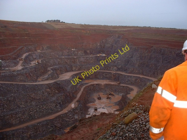Photo 6"x4" Cliffe Hill Quarry Stanton under Bardon c2003