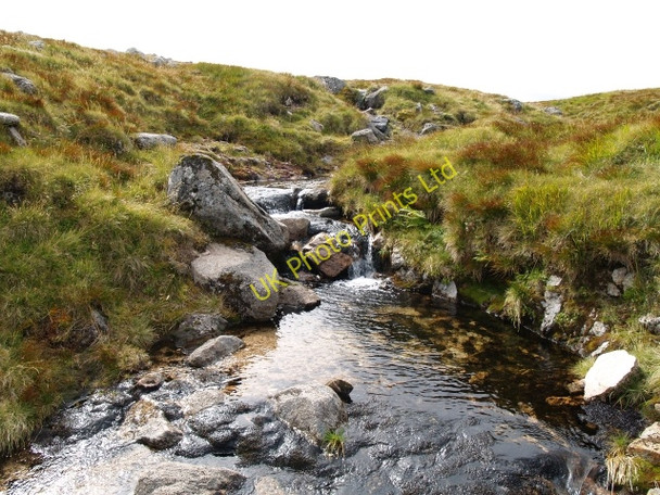Photo 6"x4" Burn above Coire Glas Beinn Chaorach\/NN1545 c2006