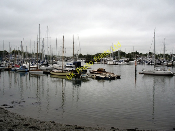 Photo 6"x4" River Hamble Lower Swanwick c2005
