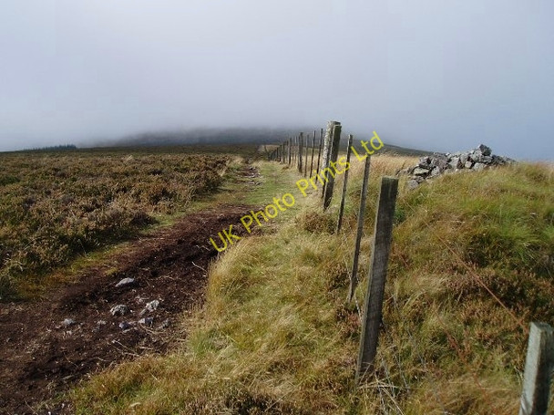 Photo 6"x4" Border fence Russell's Cairn c2006