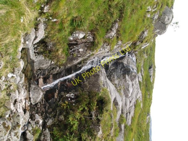 Photo 6"x4" Waterfall, Coirean Riabhach L\u00f2n Tubhaidh c2006