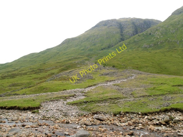 Photo 6"x4" Alluvial fan, Allt Ceitlein Glen Ceitlein c2006
