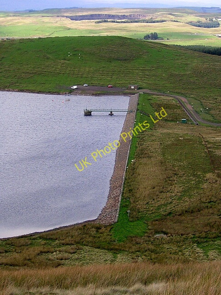 Photo 6"x4" Bennan Loch Dam Viewed From Ballageich Hill Bennan Hill\/NS5250 c2006
