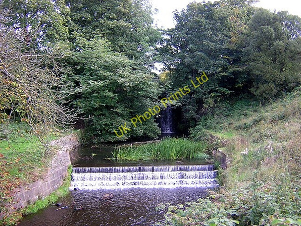Photo 6"x4" Weirs at Ryat Linn Reservoir Barrhead c2006