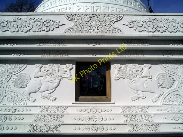 Photo 6"x4" Kagyu Samye Ling Centre: the Victory Stupa, detail Old Johnstone c2006