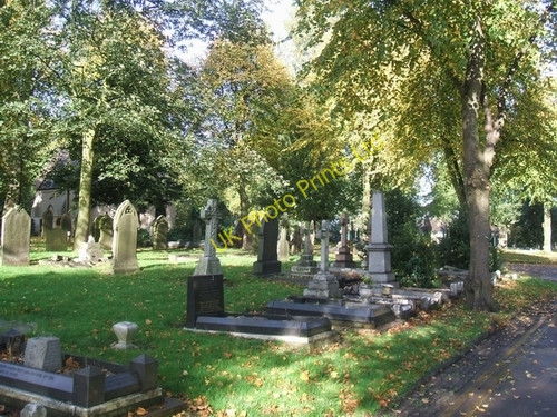 Photo 6"x4" Bloxwich Cemetery Bloxwich c2006