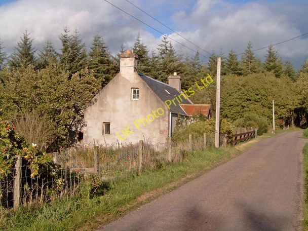 Photo 6"x4" Roadside Cottage near Lethen Littlemill\/NH9150 c2006